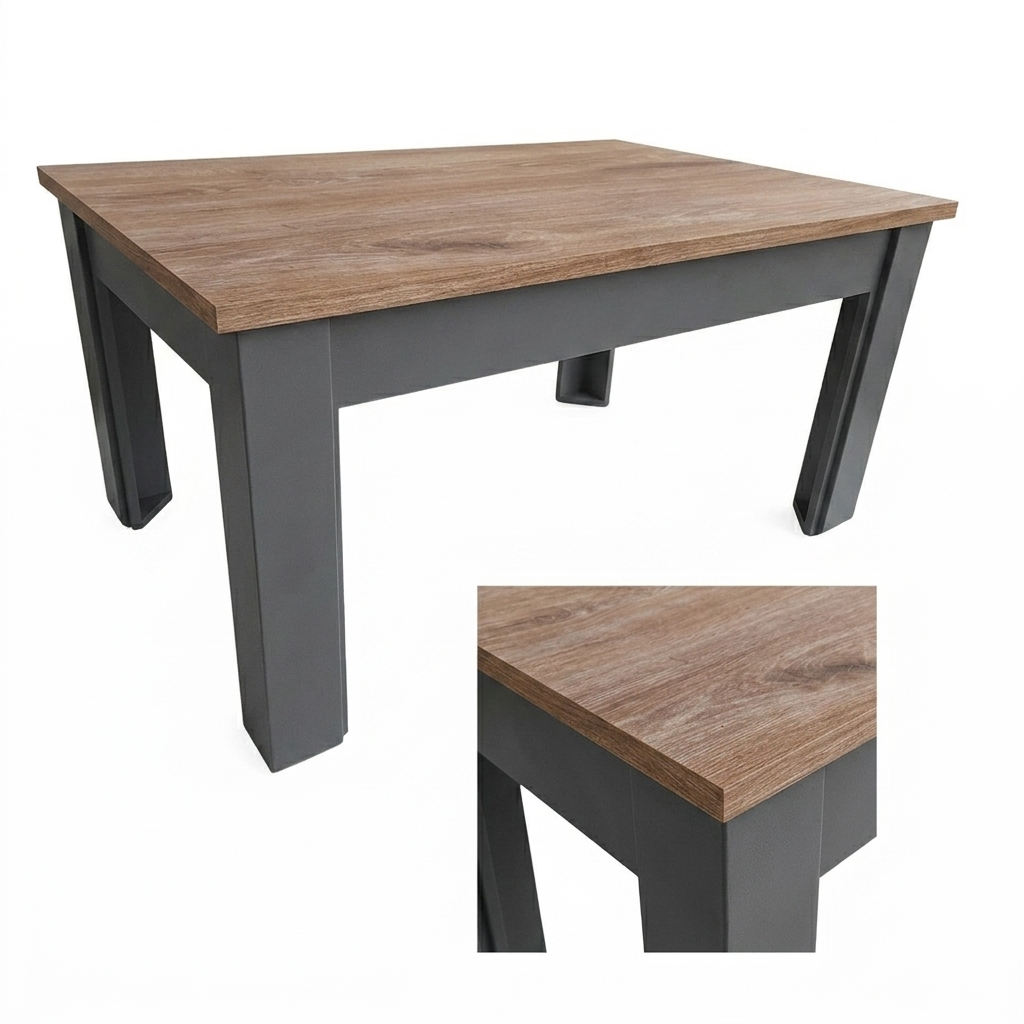 MESA RATONA PRAGA GRIS 60X60